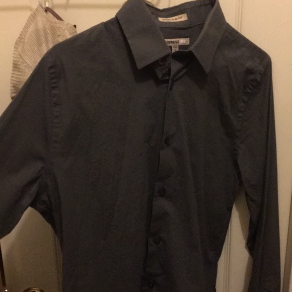 Express Other - Charcoal Grey Express 1MX dress shirt